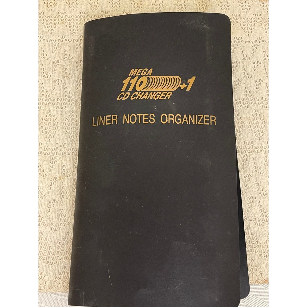 Mega 110+1 CD Changer Liner Notes Organizer Binder with Classic Rock Booklets